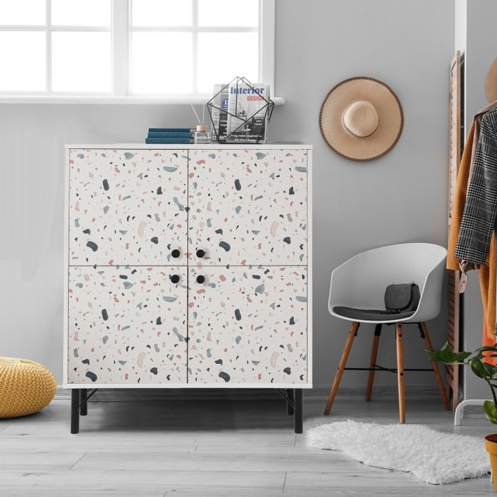 Mueble auxiliar Multilüx Terrazzo multicolor