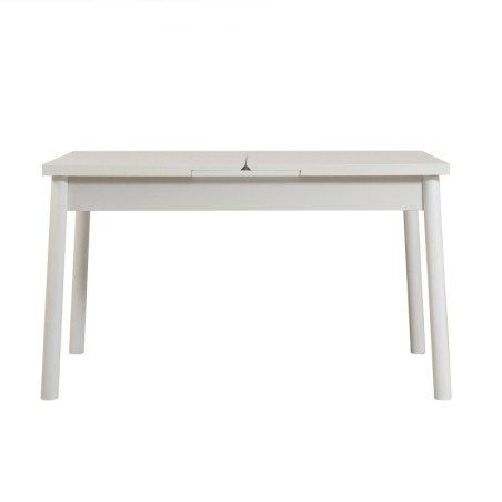 Mesa de comedor extensible Santiago Masa blanco