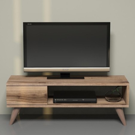 Mueble TV con estante Maya roble