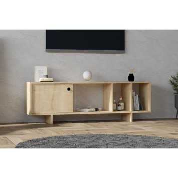 Mueble TV con estante Folsom roble - 495SSE1620