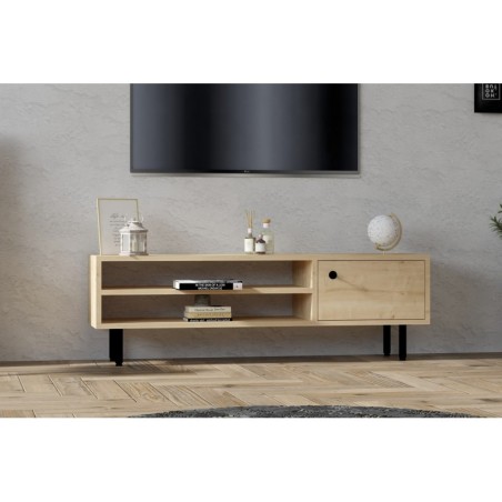 Mueble TV con estante Avila roble zafiro