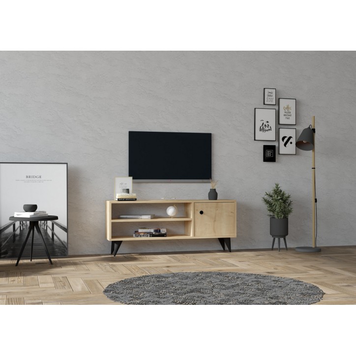 Mueble TV con estante Jena roble