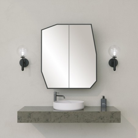 Mueble de baño Quartz Cabinet negro