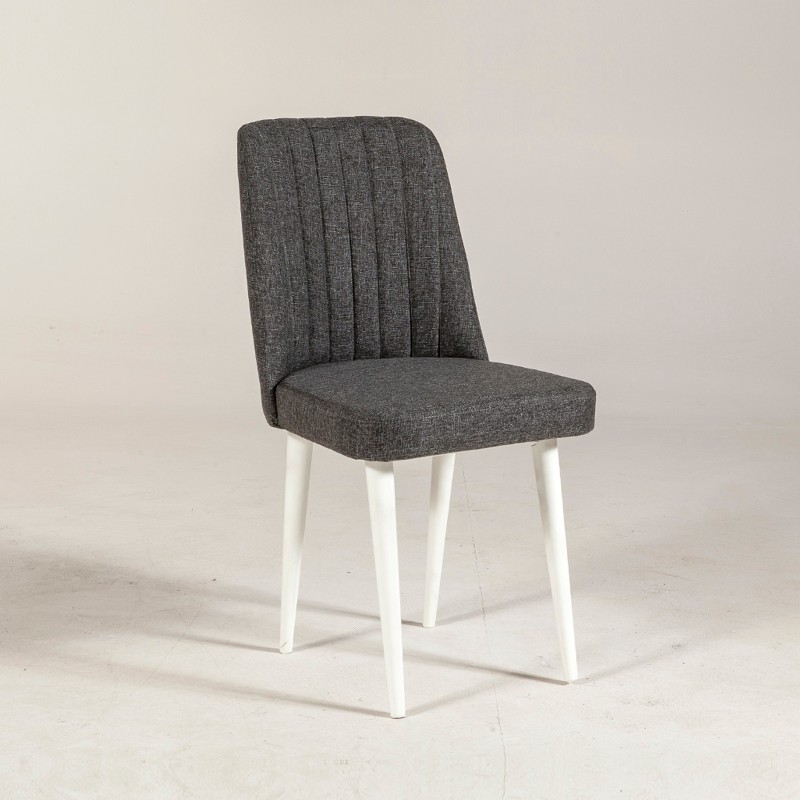 Silla Vina Sandalye antracita blanco - 869VEL5150