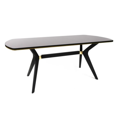 Mesa comedor İkon-1003 dorado negro marrón