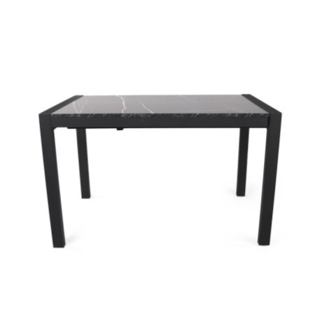 Mesa de comedor extensible Silva-1012 negro - 974NMB1737