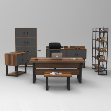 Conjunto de muebles de oficina MN12-BA barroco - 956LCS3418