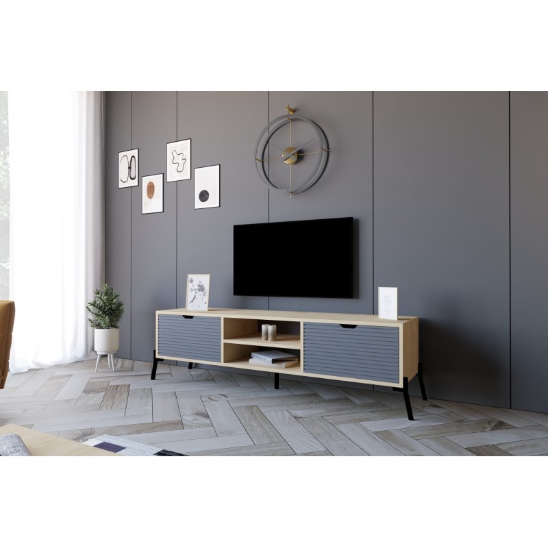 Mueble TV Nost zafiro roble antracita - 835PUQ3079