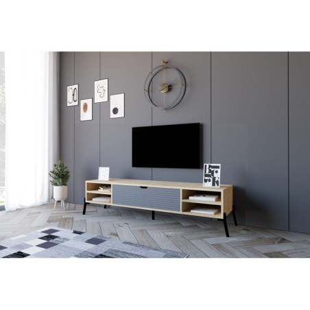 Mueble TV Santa zafiro roble antracita