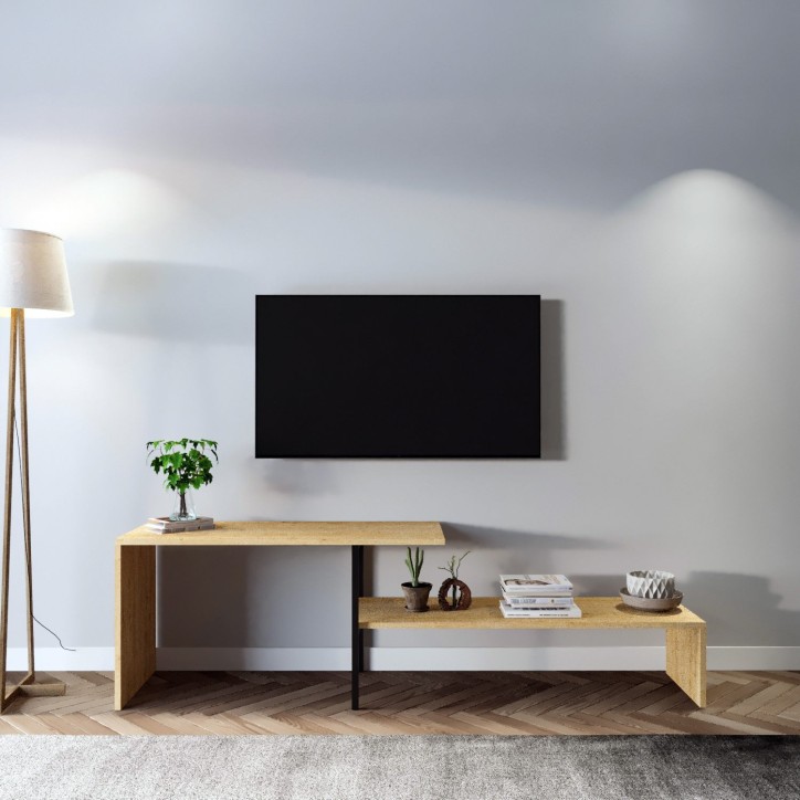 Mueble TV Zagreb-L540 roble negro