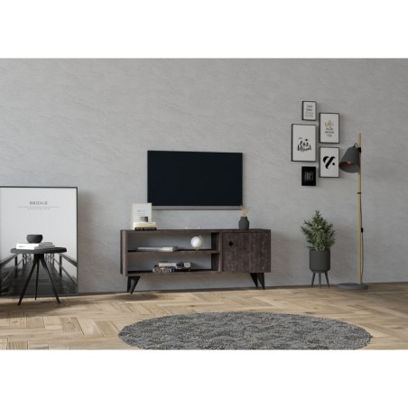 Mueble TV con estante Jena antracita