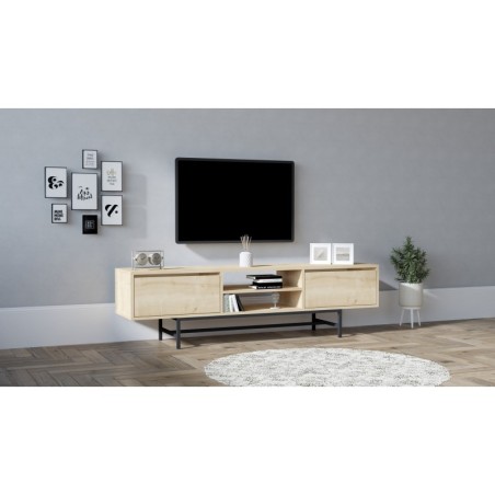 Mueble TV con estante Tauber zafiro - 495SSE1609