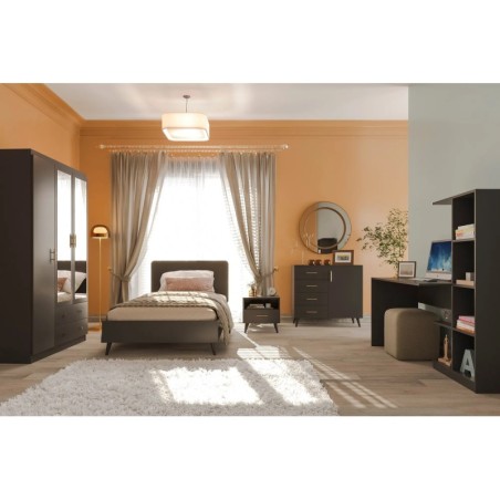 Conjunto de habitación joven Lavinia 003 Antracita