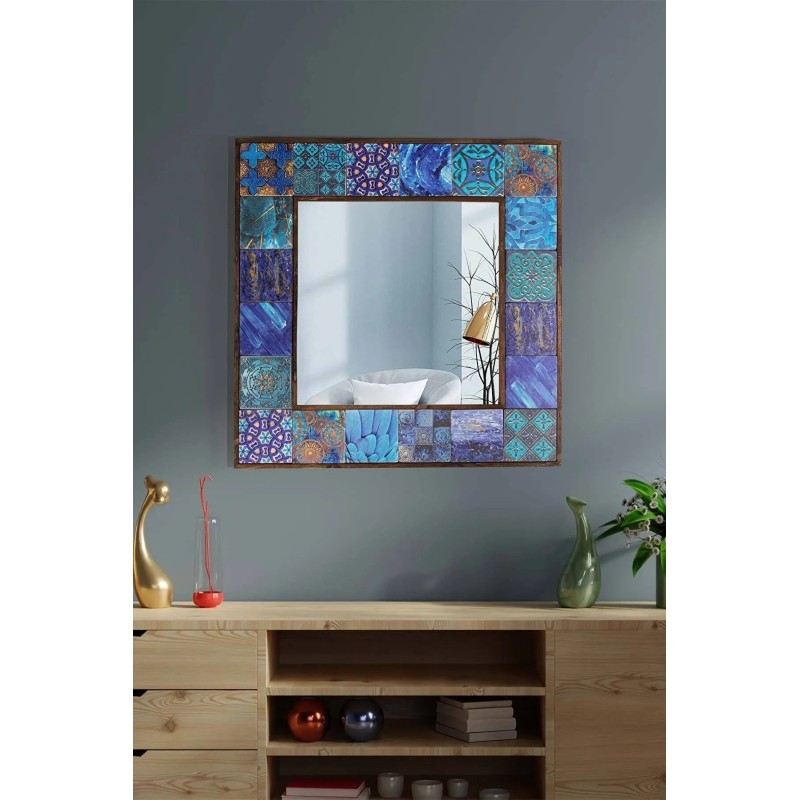 Espejo decorativo Pc3-Af Nogal Azul - 295FLR1148