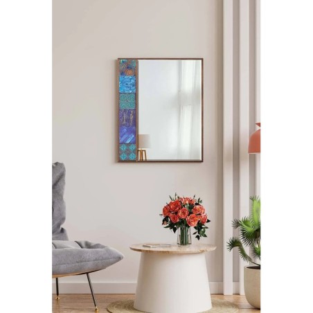 Espejo decorativo Hn1-Af Nogal azul - 295FLR1157