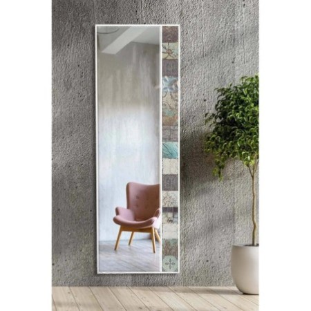 Espejo decorativo Hn3-Ak Blanco Beige - 295FLR1182