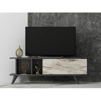 Mueble TV Liberty Antracita Mármol - 327ODS1124