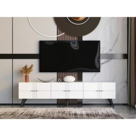 Mueble TV Almina Blanco - 327ODS1239