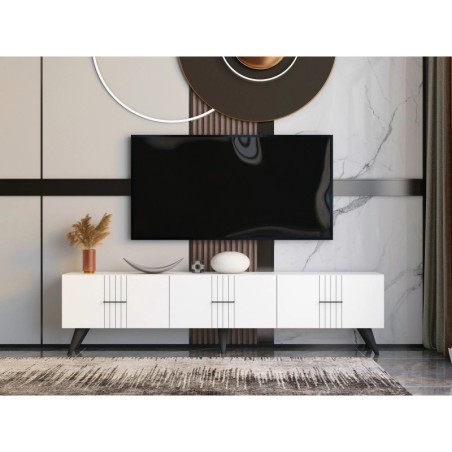 Mueble TV Bertilda Blanco - 327ODS1240