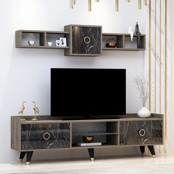 Mueble TV Rosa Mármol - 382NRC1117