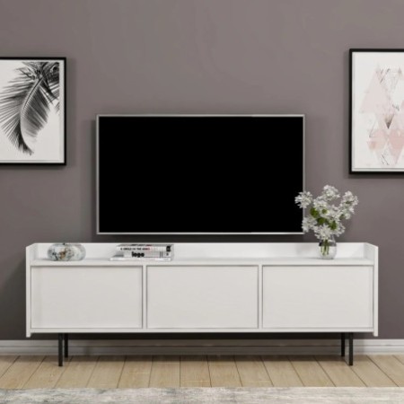 Mueble TV Atlas Blanco - 382NRC1120