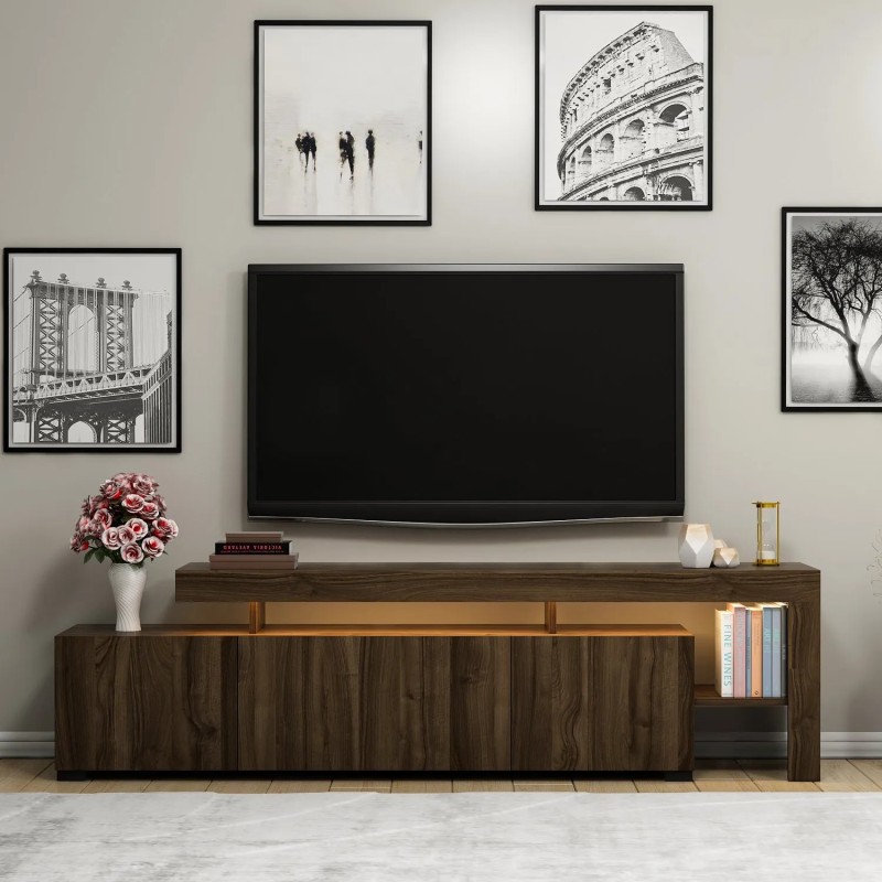 Mueble TV Beliz Nogal - 382NRC1121