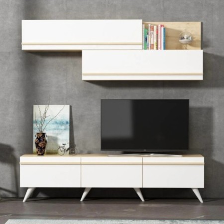 Mueble TV Amsterdam Zafiro Blanco - 382NRC1135