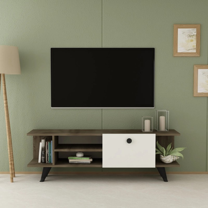 Mueble TV İdil Nogal Blanco - 475OLV1122