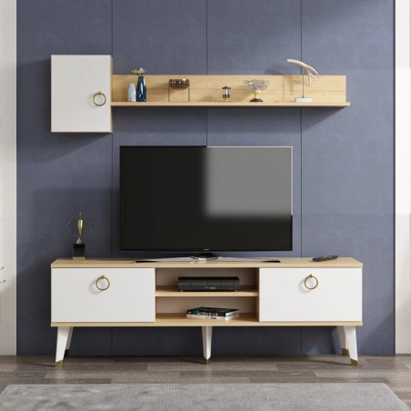 Mueble TV Alfa Zafiro Blanco