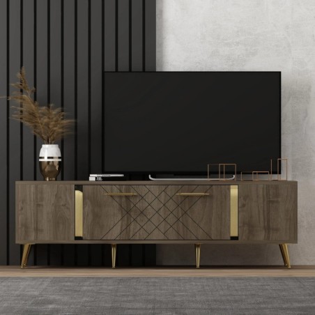 Mueble TV Detas Nogal Oro