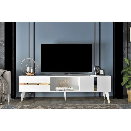 Mueble TV Vania Blanco Oro - 475OLV1154