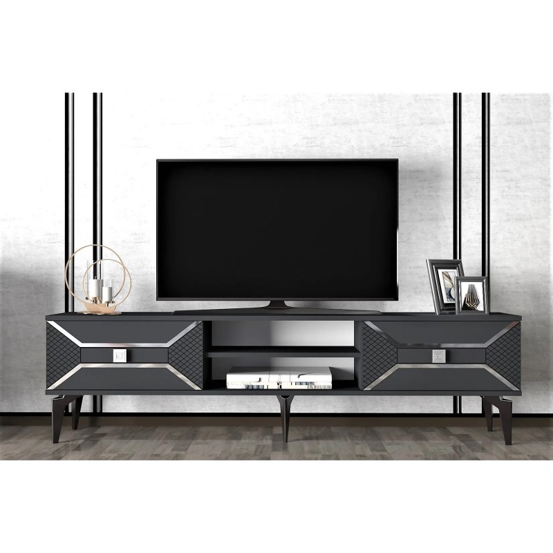 Mueble TV Yumedi Antracita Plata - 475OLV1157