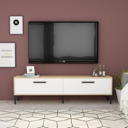 Mueble TV Inel Zafiro Blanco - 475OLV1421