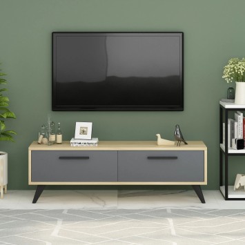 Mueble TV Melisa Zafiro Antracita - 475OLV1425