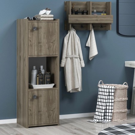 Mueble de baño Teo Nogal