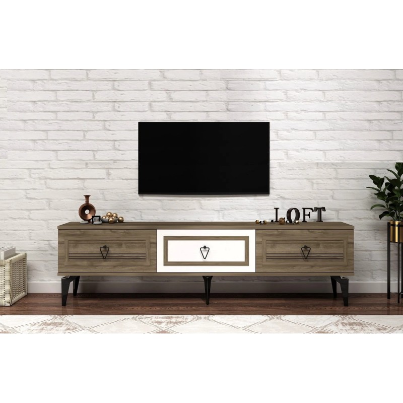 Mueble TV Asya Nogal Blanco - 475OLV2713