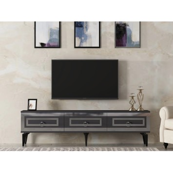 Mueble TV Karya Antracita Plata - 475OLV2723