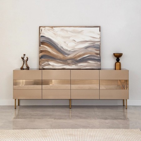 Mueble TV Leon Bronce Oro