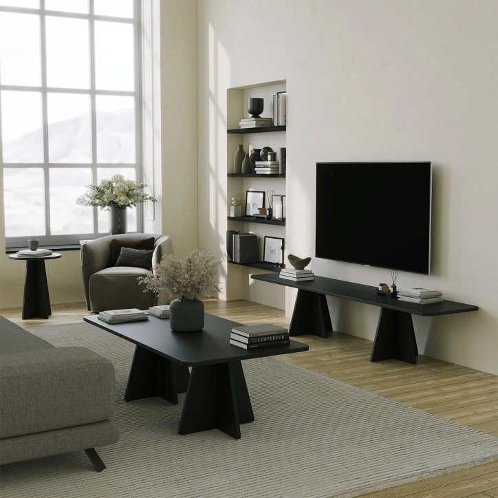 Mueble TV Mushroom Negro