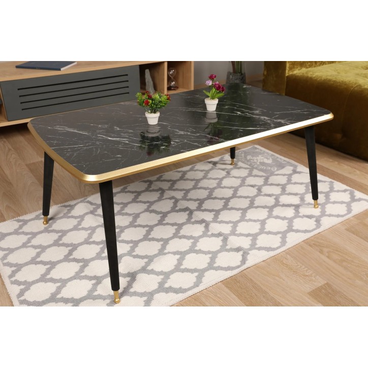 Mesa de centro Antiqua Gris Negro