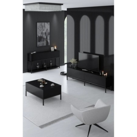 Conjunto de muebles de sala Lord Negro - 618BLY1223