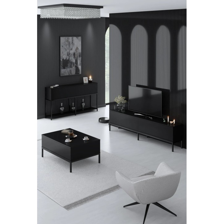 Conjunto de muebles de sala Lord Negro