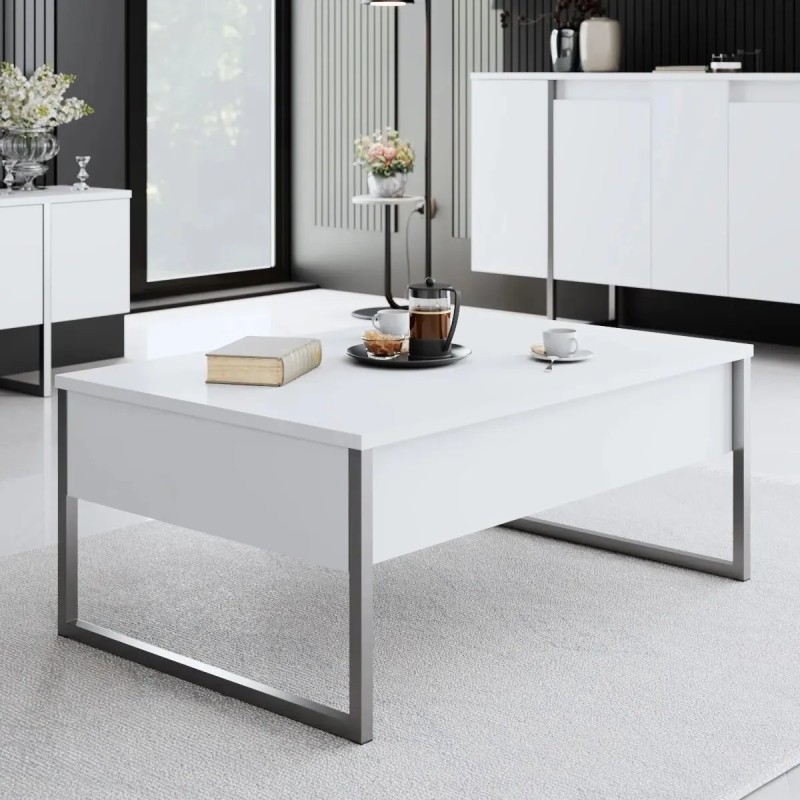 Mesa de centro Luxe Blanco Plata - 618BLY1351