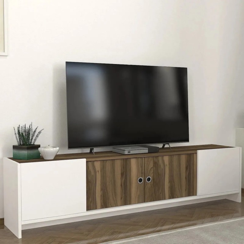 Mueble TV Bonnel Blanco Nogal - 804TRH4904