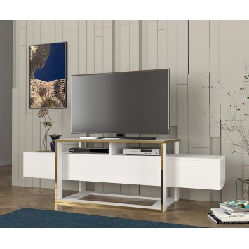 Mueble TV Bianco Blanco Oro - 804TRH4913