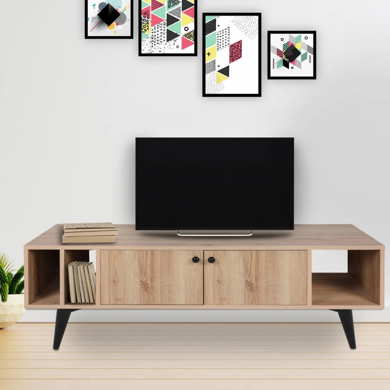 Mueble TV Sidney Roble Negro - 811MDD3017