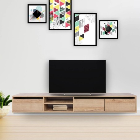 Mueble TV Rust Roble