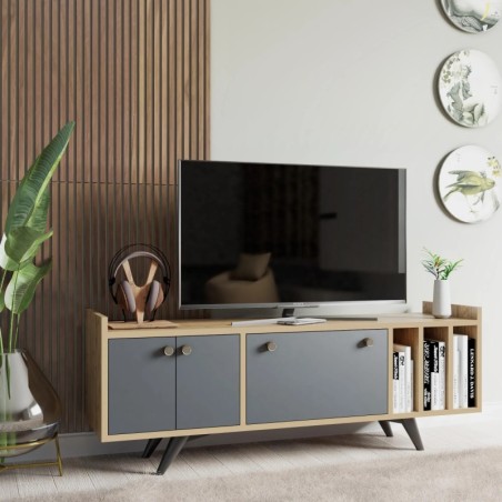 Mueble TV Maribor Antracita Roble