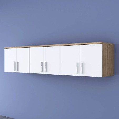 Estante de pared EA114 2720 Nogal Blanco