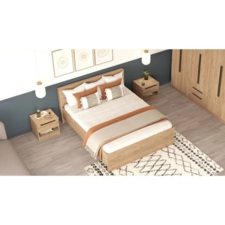 Conjunto de muebles de dormitorio Ll6-S Nogal - 956LCS3138